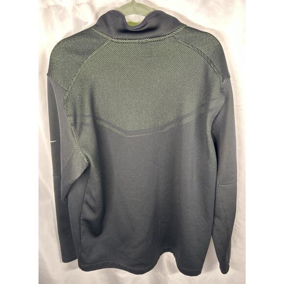 Nike Golf Sweater Men Small Black Tour Performance 1/4 Zip Pullover Adult L - Picture 3 of 4